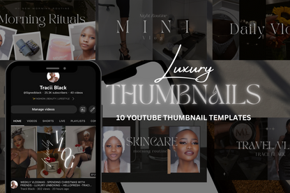 10 Luxury YouTube Thumbnail Templates